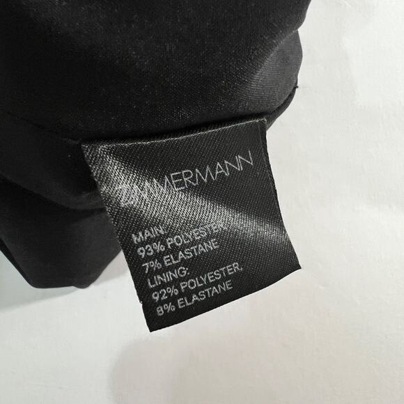 Zimmermann 2 Black Baton Jumpsuit With Gold Bars Cocktail Party Event - Picture 11 of 13